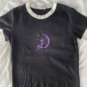 Brandy Melville black t-shirt one size fits all